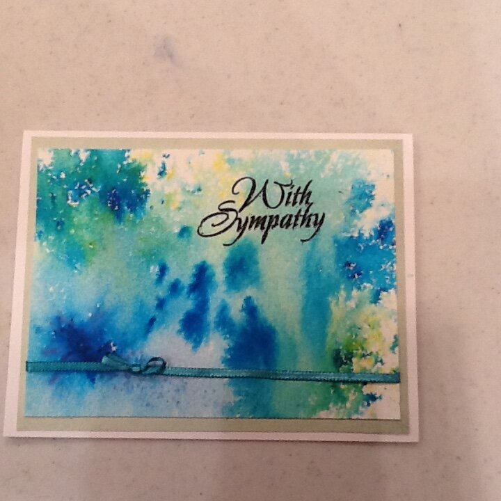 Sympathy card