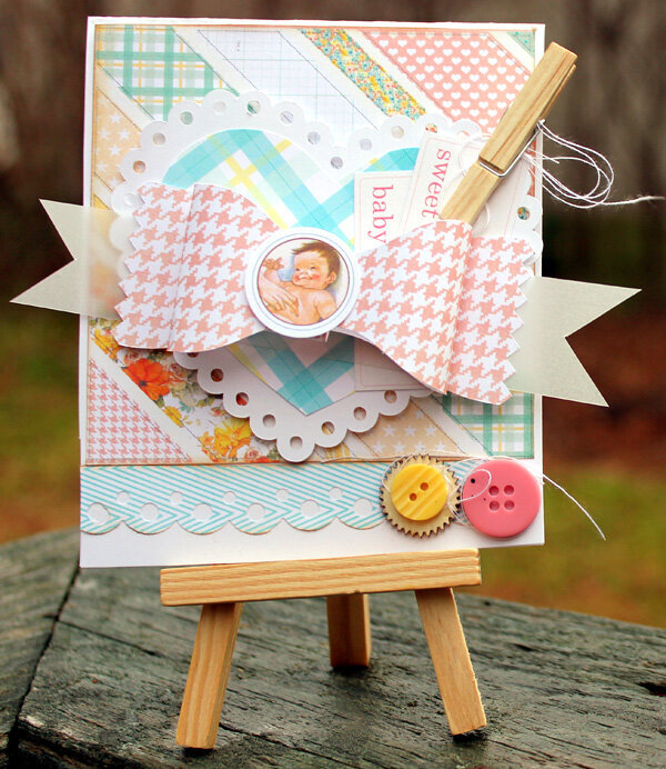 Sweet Baby Card - *Pretty Little Studio*
