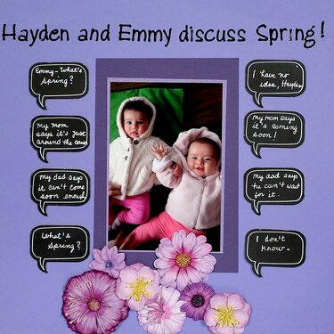 Hayden and Emmy Discuss Spring