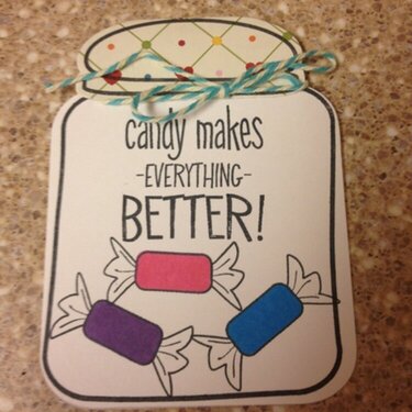 Candy Jar Card