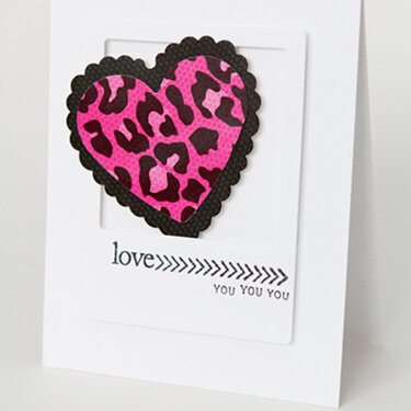 Love You Card by Christina Heeren