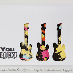 You Rock Card by christina Heeren