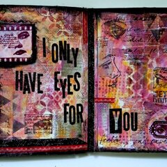 Art Journaling - Only Have Eyes for You