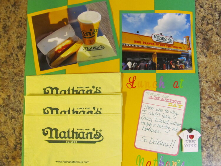 Lunch at Nathan&#039;s