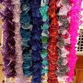 hand knitted RUFFLE scarfs