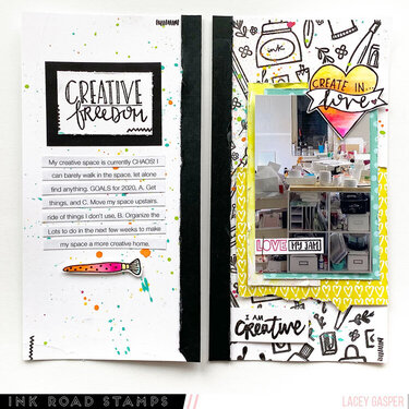 Creative Mess Travelers Notebook Layout