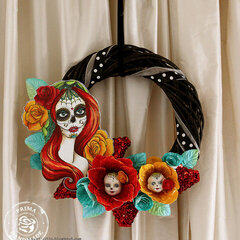 Dia de los muertos wreath - Prima Marketing