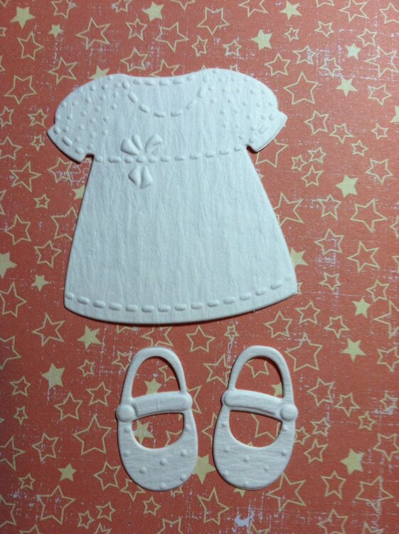 Little Girl Dress &amp; Shoes Die Cuts