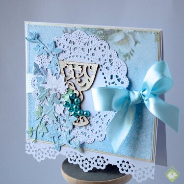 Set of First Communion cards - blue