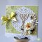 Set of First Communion cards - beige and green
