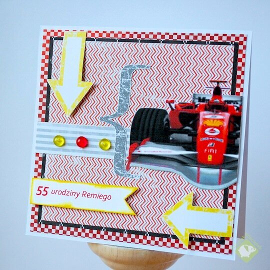 Birthday card for F1 fan