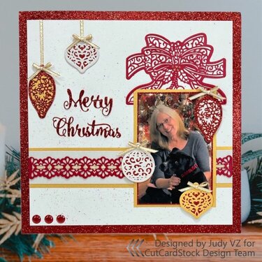 Christmas Layout with Abby