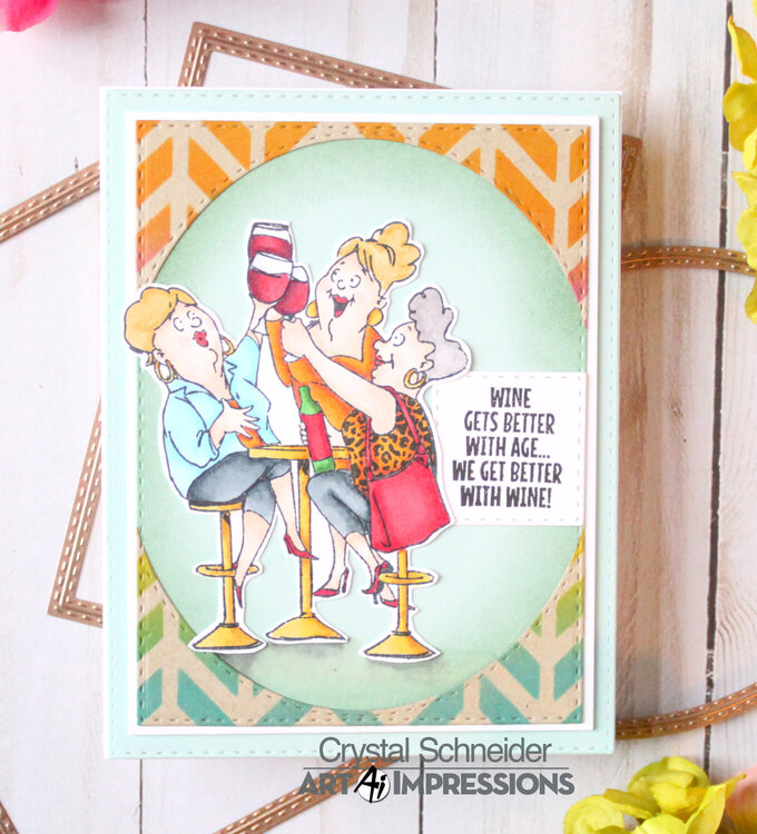 Wine Divas- card