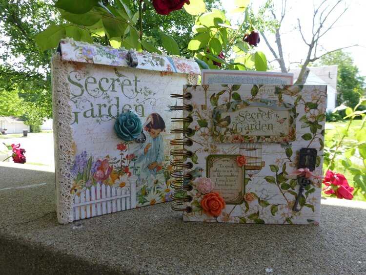 Secret Garden Mini Scrapbook