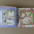 Secret Garden mini scrapbook