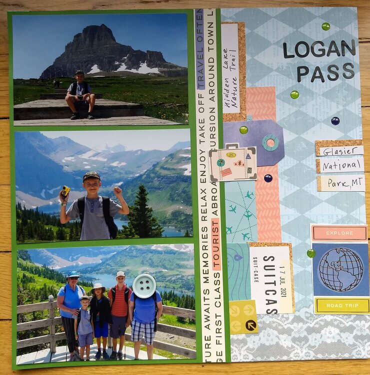 Logan pass, glacier np