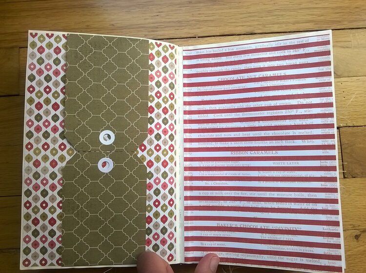 December Daily altered book