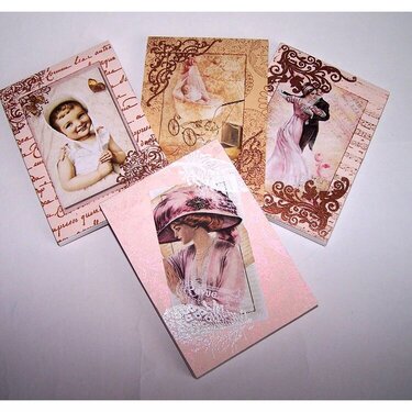 Decorated Notepad - Vintage