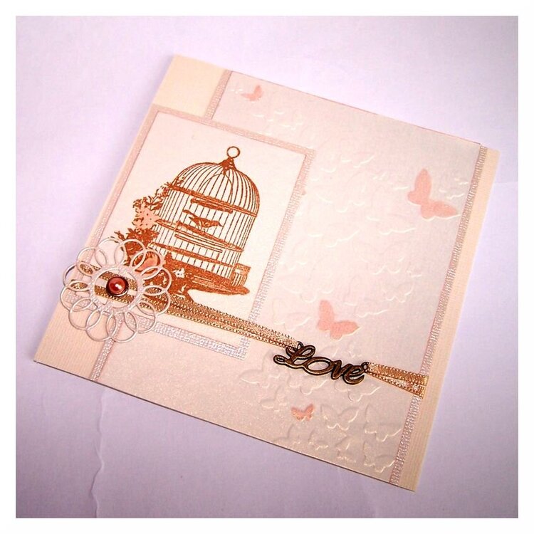 Wedding Card &quot;Cage&quot;