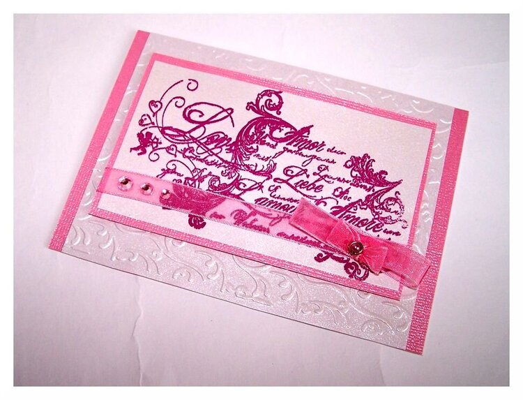 Wedding Card &quot;Love&quot;