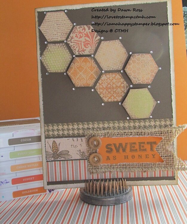 CTMH Buzz &amp; Bumble with Honeycomb by Dawn Ross