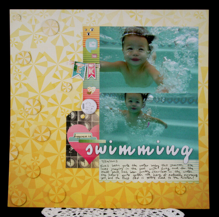 Happiness is Swimming Layout