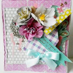 Lovely Hello Pastel Card