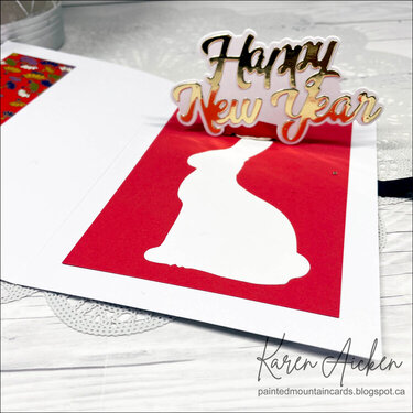 Year of the Rabbit Pop Up Card