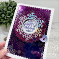 Snowflake Magic Iris Card