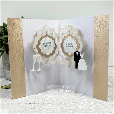 Pop Up Wedding Card (inside)