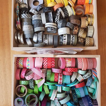 Nicky's Ribbons, Threads and Washi - Before