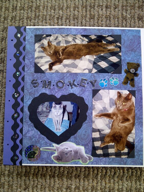 My Feline Family:  Smokey, Page 1