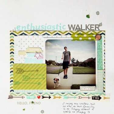enthusiastic walker