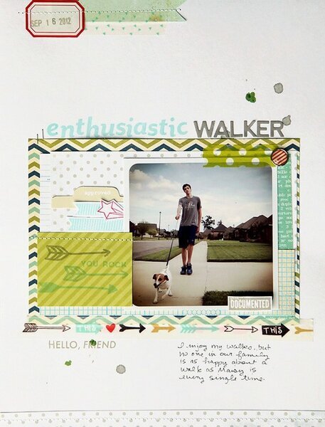 enthusiastic walker