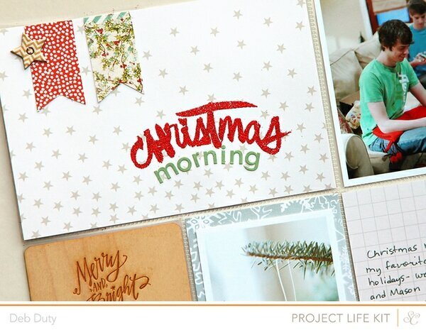 project life christmas morning | studio calico kit