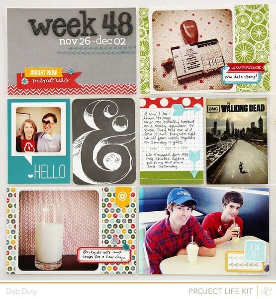 project life week 48 {studio calico january kit}