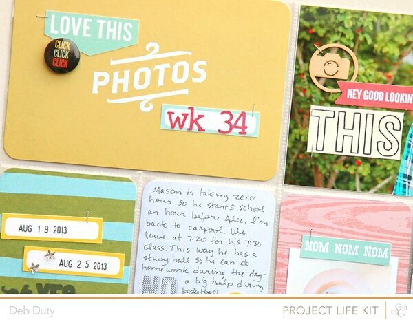 project life week 34 | studio calico kits