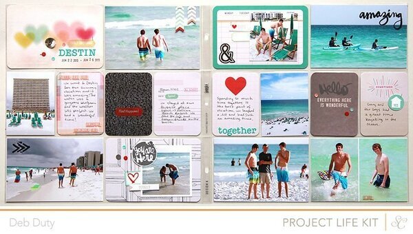 project life beach week | studio calico kits