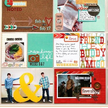 project life week 6&7 | studio calico kits