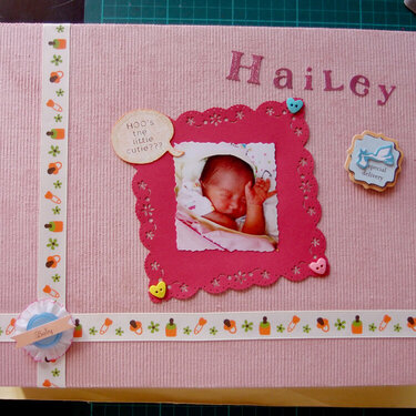 Baby Photo Album Cover