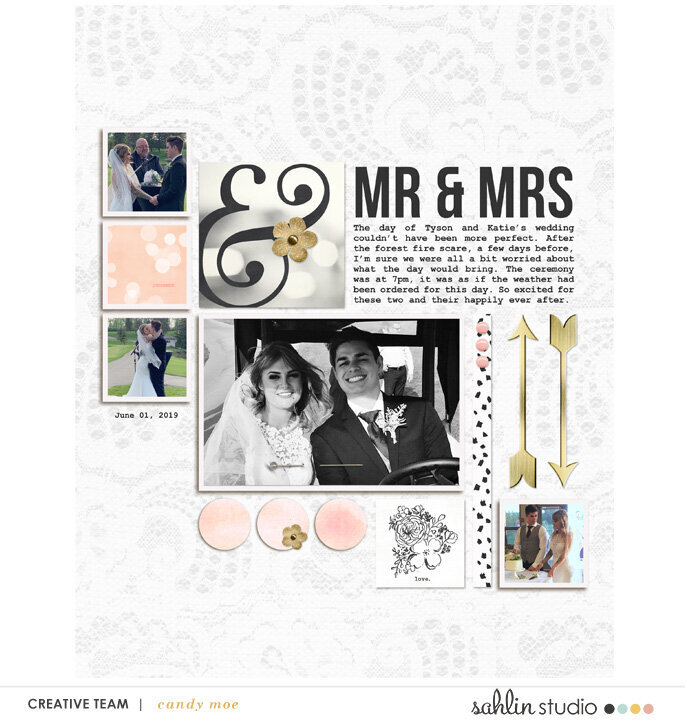 Mr &amp; Mrs - template freebie