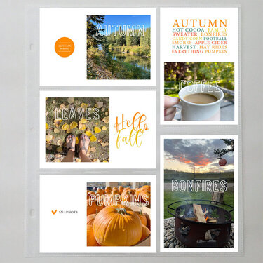 Autumn Title Words | Dunia Designs