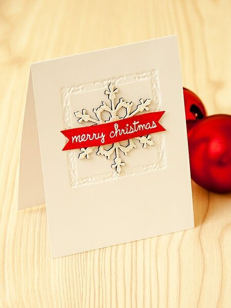 Blue Fern Studios Merry Christmas Card