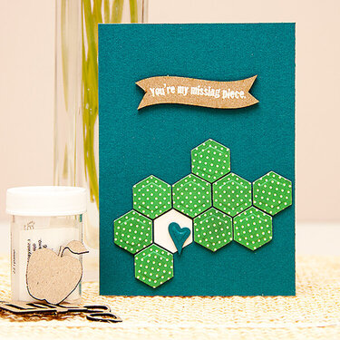 Blue Fern Studios - You are my missing piece card