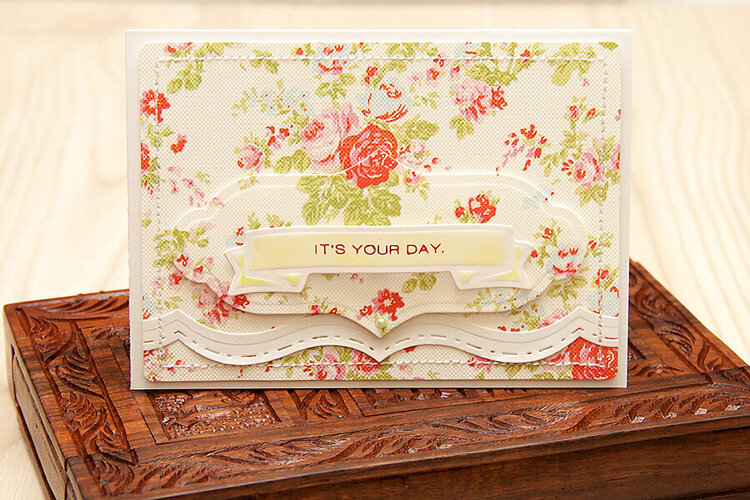 Spellbinders Its Your Day Card