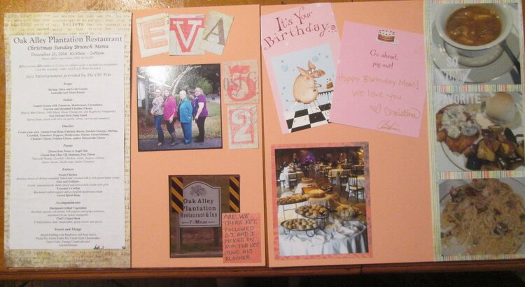 TWO PAGE B-DAY LAYOUT