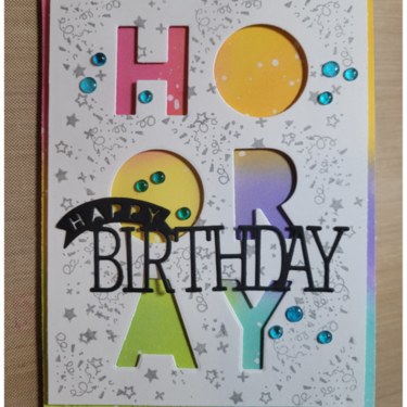 Hooray Happy Birthday card