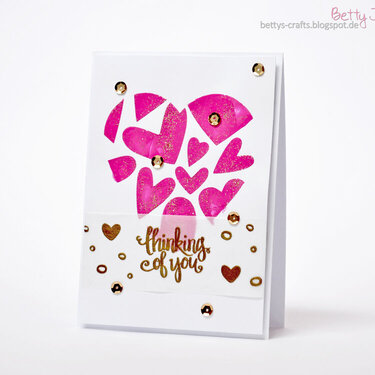 thinking of you (Valentine) card