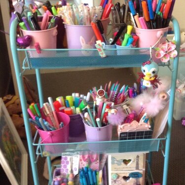 Pen and marker storage