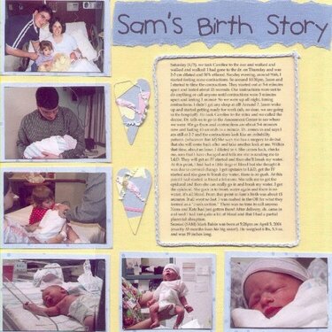Sam&#039;s Birth Story